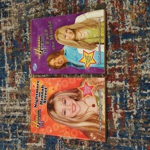 Disney's Hannah Montana Paperback Novel Set of 2 Books